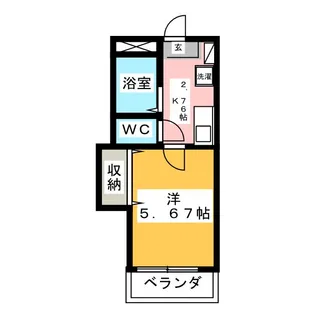 アバンテ曲金 I【2階】の間取り