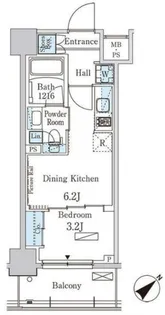 パークアクシス大塚ガーデンスクエア【7階】の間取り