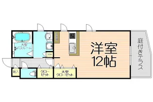 グリーンウィング【1階】の間取り