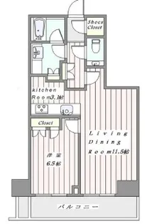 ザ・パークハウス新宿タワー【9階】の間取り