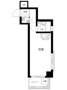 GSハイム麻布十番東山【6階】の間取り