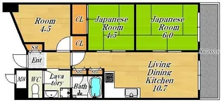 阪神住建グランドヴィラ此花II【13階】の間取り