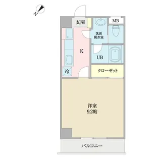 ベルロワイヤル平井【7階】の間取り