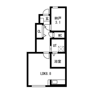 NJ HOUSE 花楯【1階】の間取り