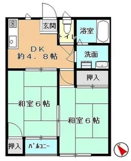 富士ビューティーハイツ【2階】の間取り
