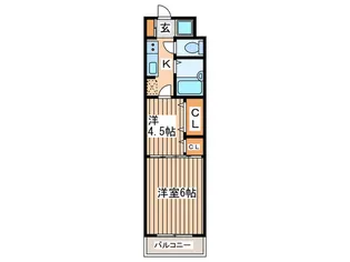 グランデハクタカ【4階】の間取り