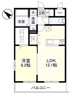 スワンスタイル【2階】の間取り