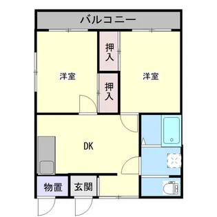 大京マンション【2階】の間取り
