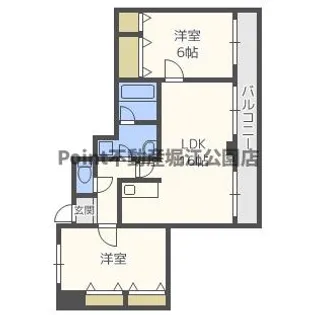 オークダイト【7階】の間取り