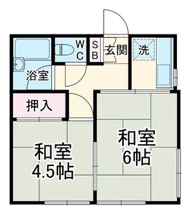 富澤ハイツ【2階】の間取り