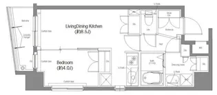 コンフォリア東池袋【11階】の間取り