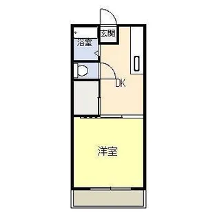 (株)かがみマンション【5階】の間取り