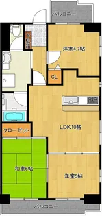 グレース壱番館【5階】の間取り