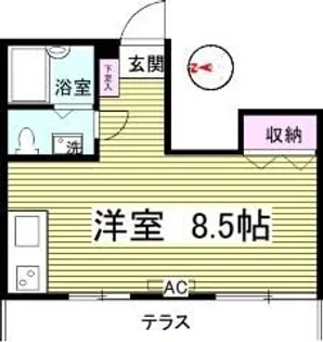 ブランカーセ【1階】の間取り