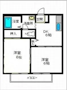 ディアス河原木D【1階】の間取り