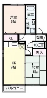 ファミールスギモトI【2階】の間取り
