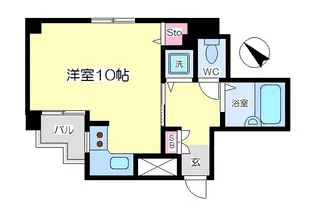 リバー佐藤【4階】の間取り