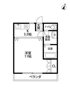リヴァー南出来島【2階】の間取り