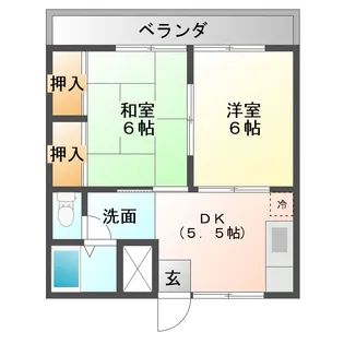 ガーデンハイツII【3階】の間取り