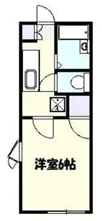 ライズワン平井【1階】の間取り