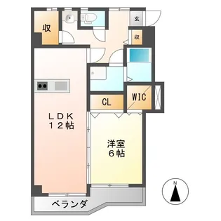 杉山第一ビル【4階】の間取り