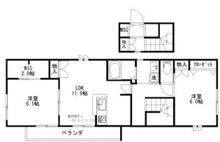 ドエル星川【3階】の間取り