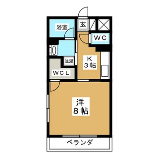 パルフェイノウエ【1階】の間取り