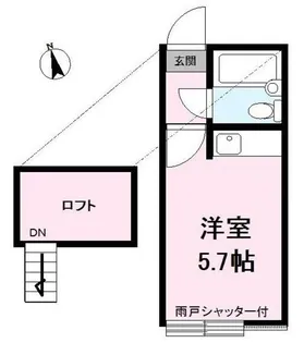 プラザ ドウメドック【2階】の間取り