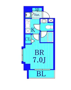 アーバンスクエア川崎平間【4階】の間取り