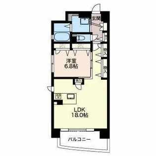 金翔レジデンスIII【7階】の間取り