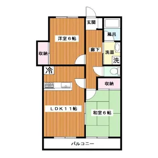 クリア7【4階】の間取り