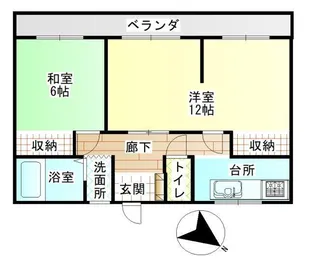 和光ハイム【2階】の間取り
