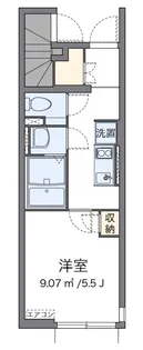 クレイノ明大前【1階】の間取り