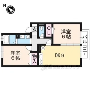 ピアーチェイマイ【2階】の間取り