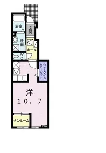 スフィーダI【1階】の間取り
