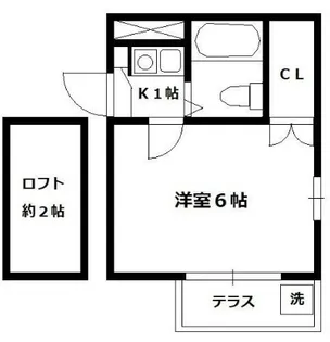 メイツ赤羽【1階】の間取り