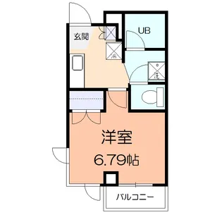 ファミール中川【2階】の間取り