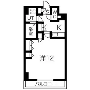 レベント岐阜【9階】の間取り