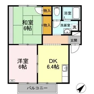 キャリーイン【1階】の間取り