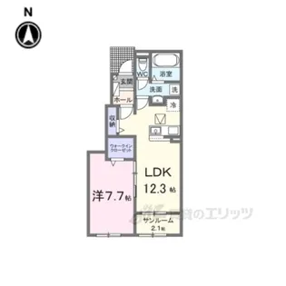 ライラック【1階】の間取り