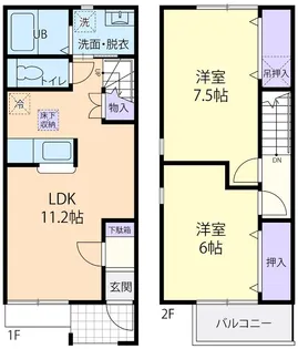 シリウス three(シリウス スリー)の間取り