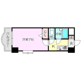 ノルデンハイム上新庄2【3階】の間取り