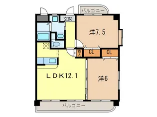 Solar・N【4階】の間取り
