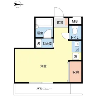 パークサイド小柴【4階】の間取り