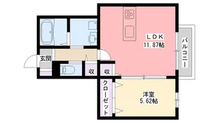 アミティエ【2階】の間取り