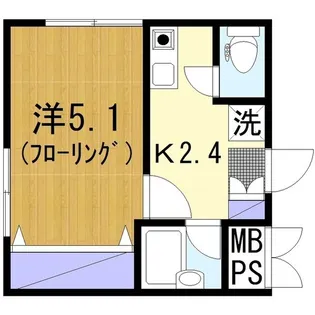 モリオンS【3階】の間取り