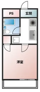 ハイツユニティ【2階】の間取り