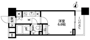 ファーストリアルタワー新宿【8階】の間取り