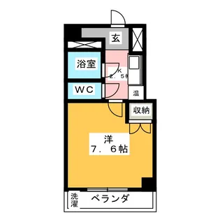 ハートイン白砂町W棟【3階】の間取り