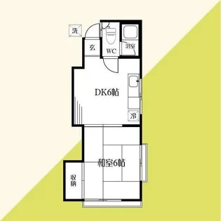エルヴィータ新板橋【2階】の間取り